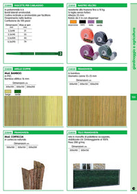 2pz arella doppia "bamboo" in pvc mt.1,0x3 verde cod:ferx.14474