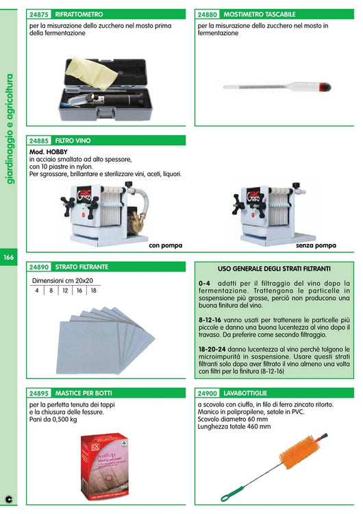 25pz strato filtrante cm 20x20 '12' 77696