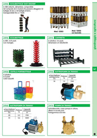 5pz cestello portabottiglie 6 post(colori in base alla disponibilitÃ£°  in magazzino) 91885