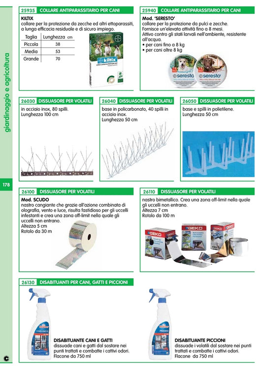 12pz rhutten disabituante piccioni 750 ml. cod:ferx.94371