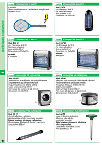 sterminatore di insetti & zanzare elettrico uv 2 x 6w zap 12 area protetta 50 mq 14136