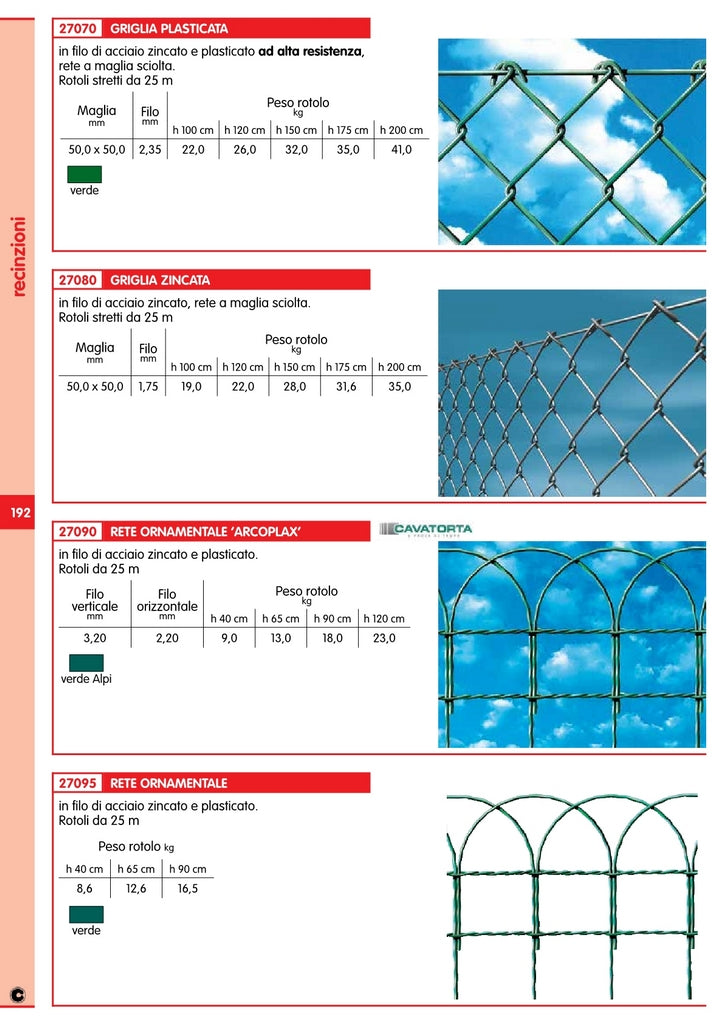 1Pz Rete Ornamentale Verde Arcoplax H.40Cm Ml.25 cod Nxt 9011