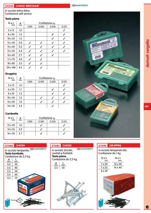 5cf sc chiodi acciaio cm.3 (gr.200) 55888