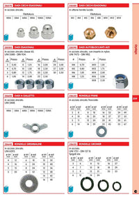 10Pz Dadi Esagonali Zincati Uni/5588 27Ma