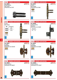 6blister blister cerniere anuba 48098.12 ferro brunito (pz.2) 76490