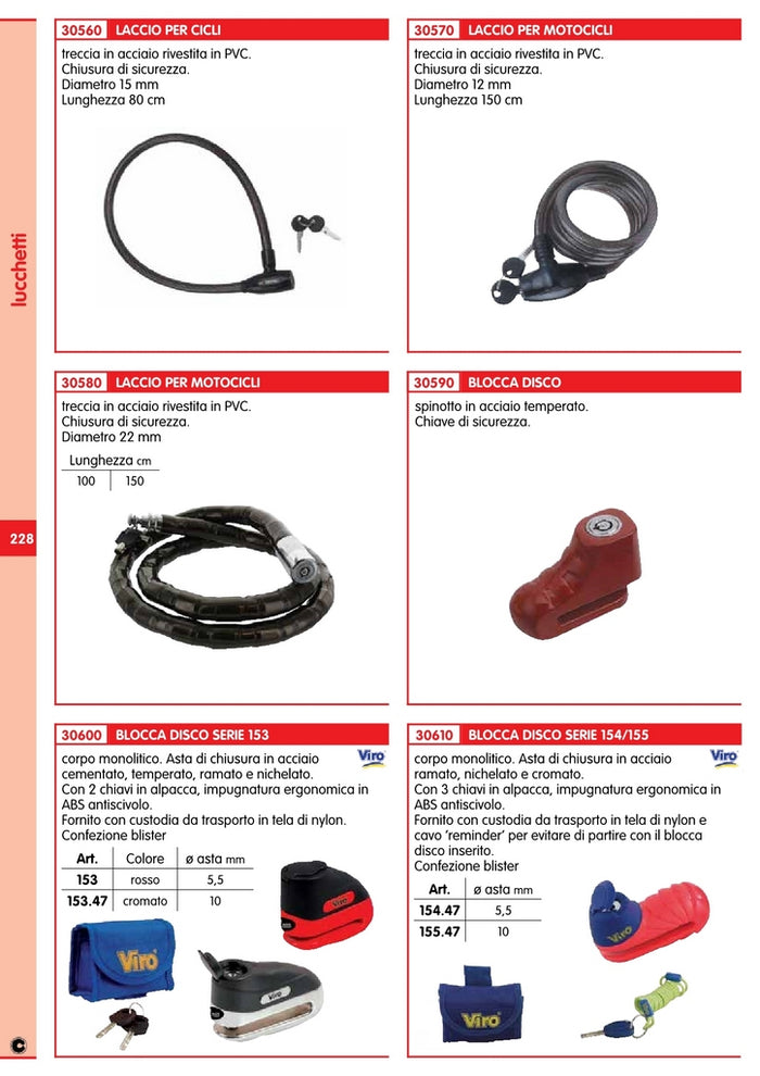 laccio x cicli art. 84107 diametro 15mm lunghezza 80cm cod:ferx.9969