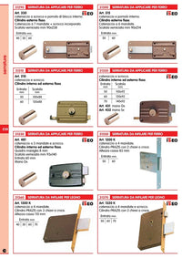 iseo art.1300/k serratura 3 mandate mm.70 (fiam) 13708