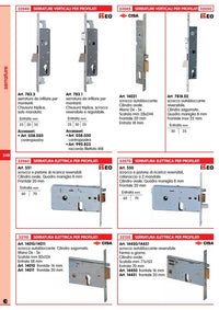 5pz iseo art. 038.030 contropiastra serratura 783.1 50213