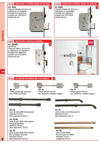 c.r. art. 5000 serratura sicura da infilare entrata mm.60 3889