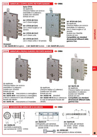 10pz cisa art. 00100.001 chiave grezza d.m. 15139