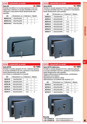 cisa art. 82710.41 cassaforte elettronica 21895