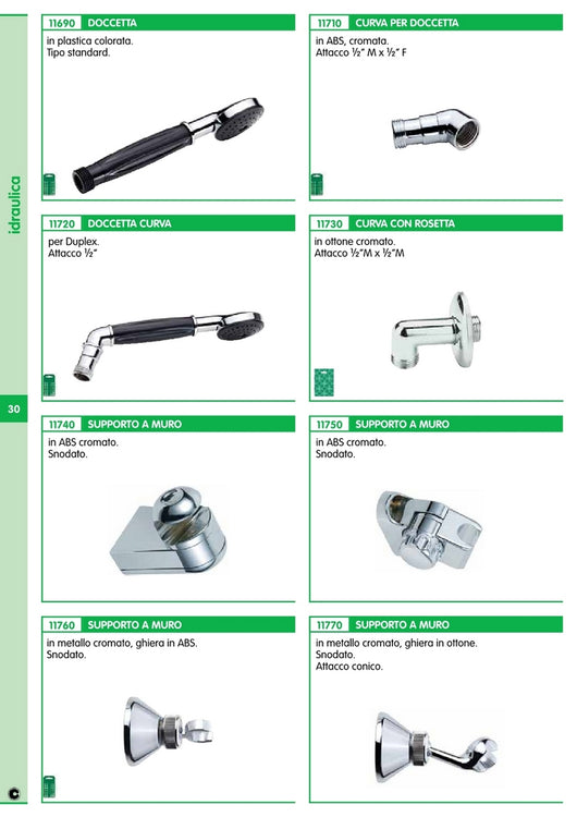 pl pl curva cromata gr. 1/2x1/2 x doccetta 75057