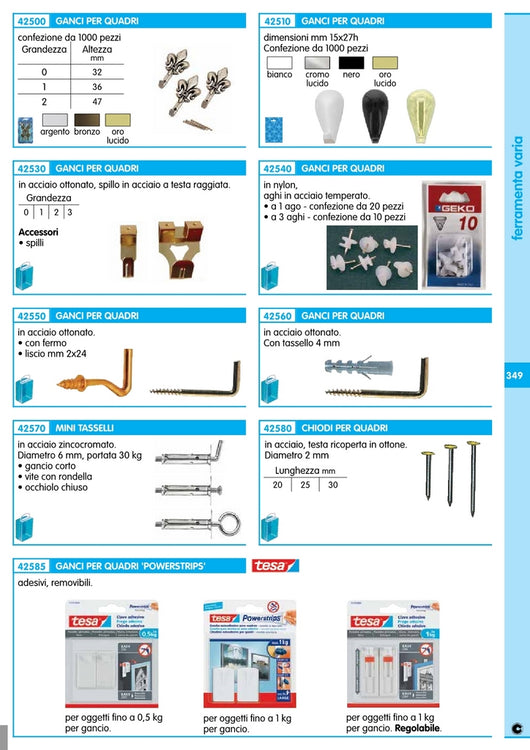 6blister blister appendiquadro giglio bronzo n.1mm.36(pz5) 89002