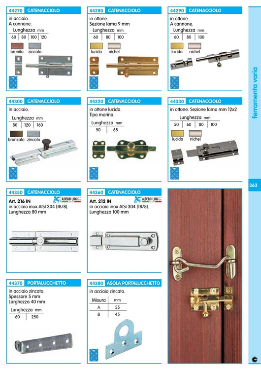 24pz foragliati a cannone in acciaio brunito mm. 80 26161