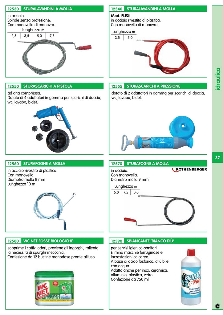 stura scarichi a pressione "sturo" 8302