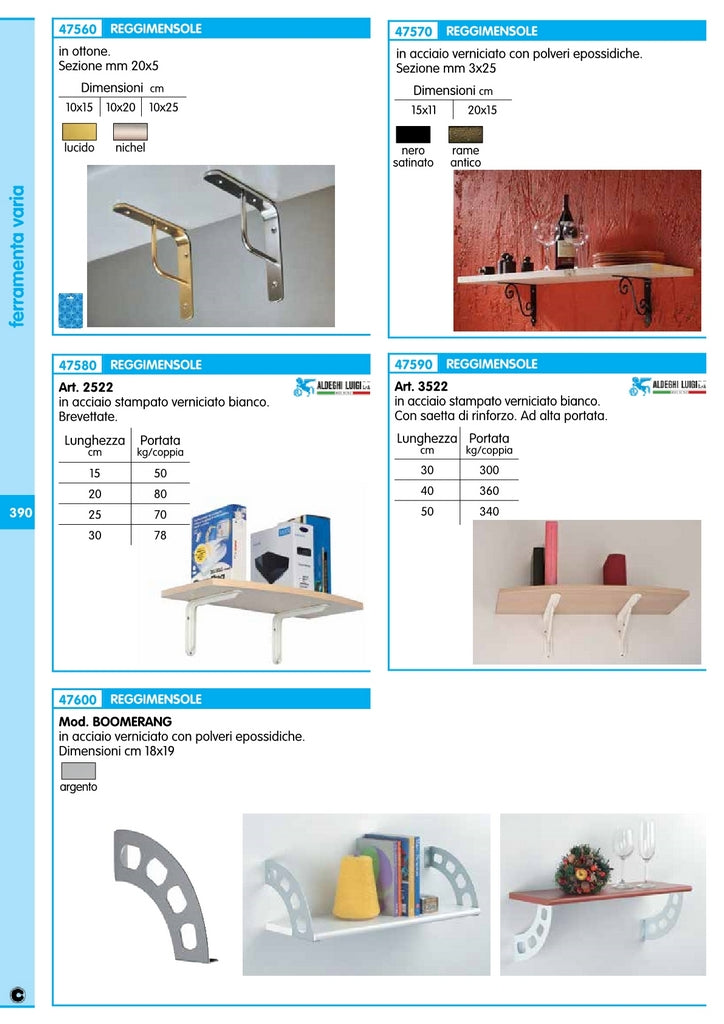 10pz reggimensola ferro battuto mm.230x175 rame antico 7781