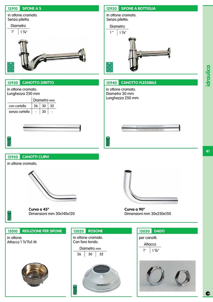 30pz rosoni in ottone cromato mm. 32 cod:ferx.23205