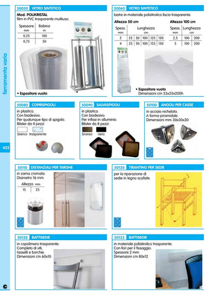 24pz distanziali per targhe diametro mm.16x25h cromo lucido 9267