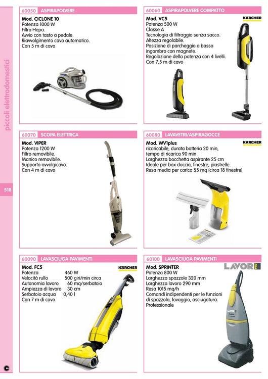 lavavetri aspiragocce karcher wv2 plus n cod:ferx.94473