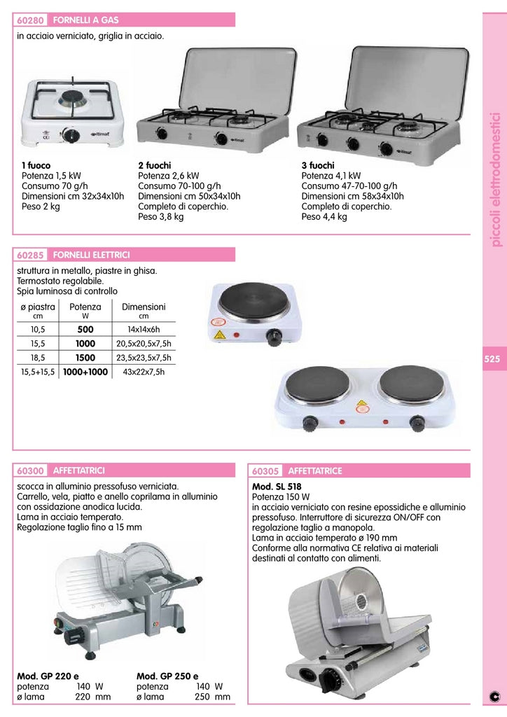 fornello elettrico diametro 155 w.1000 90633