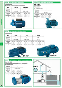 elettropompa autoadescante hp 0,80 jet td/n 22372