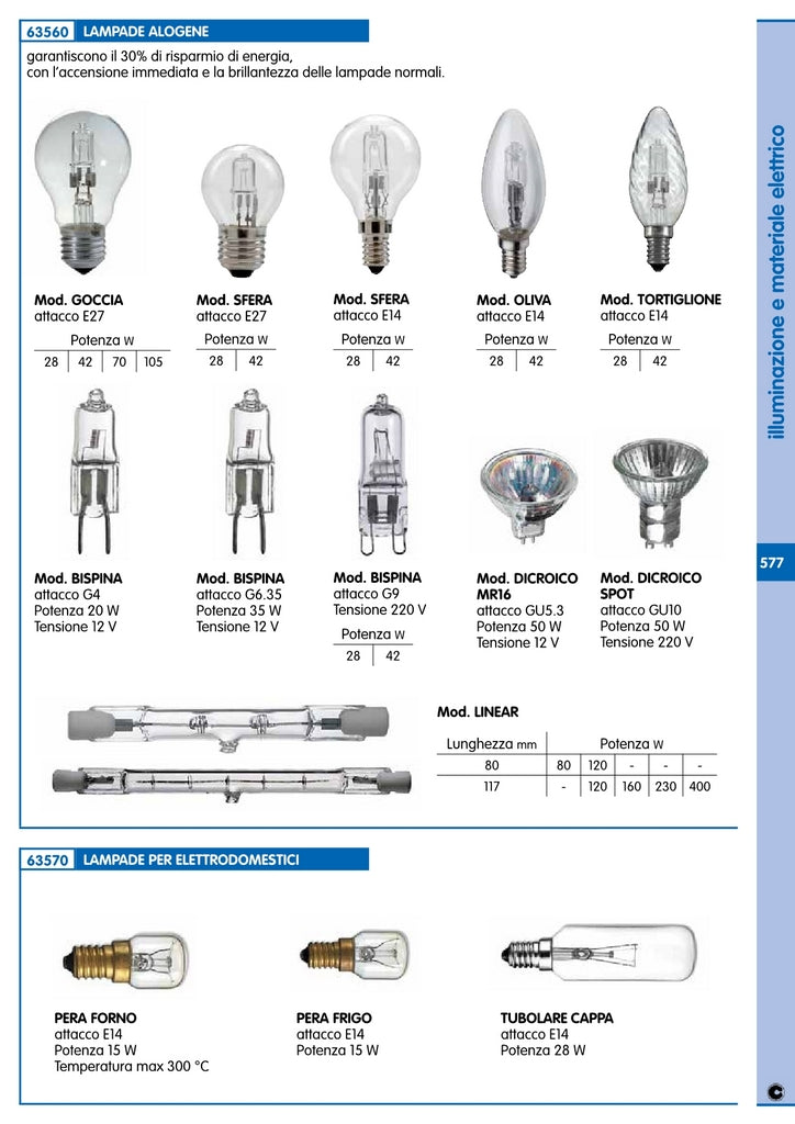 25pz lampadina x forno/ cappa w40 e14 6604