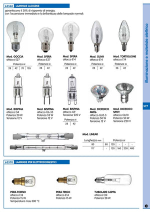 25pz lampadina x forno/ cappa w40 e14 6604