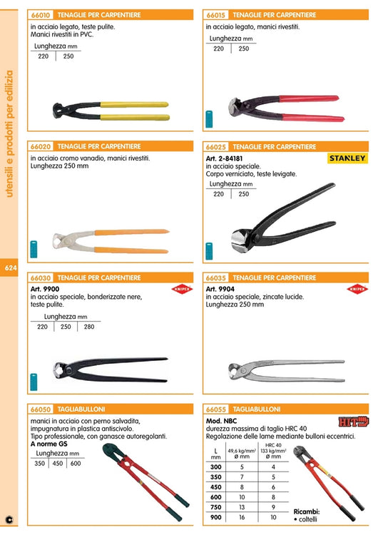 tagliabulloni hit da cm. 60 mod.nbc cod:ferx.1495