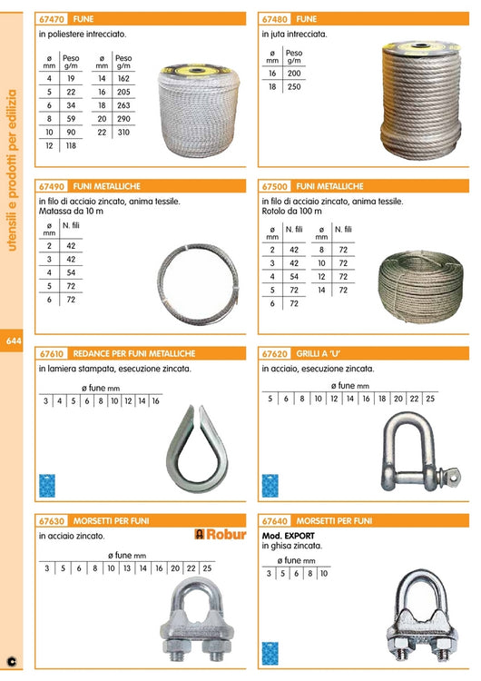 pl pl cavetto acciaio 54f diametro 4 (ml.10) 54132