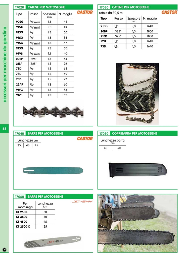 catena 91sg 57e per motosega cp40-cp3740 4113506/1430157 55812