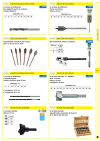 punte elicoidali x legno cm.24,5 mm. 8 cod:ferx.14490