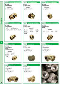 10pz idraulica prolunga ridotta art. 246 gr.3/4x1/2 in ottone giallo 86258