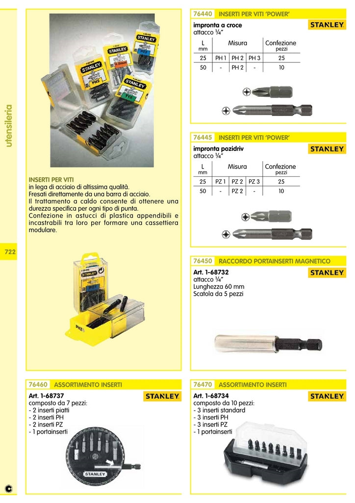 1Pz St Confezione 5 Portainserti Art. 1.68.732