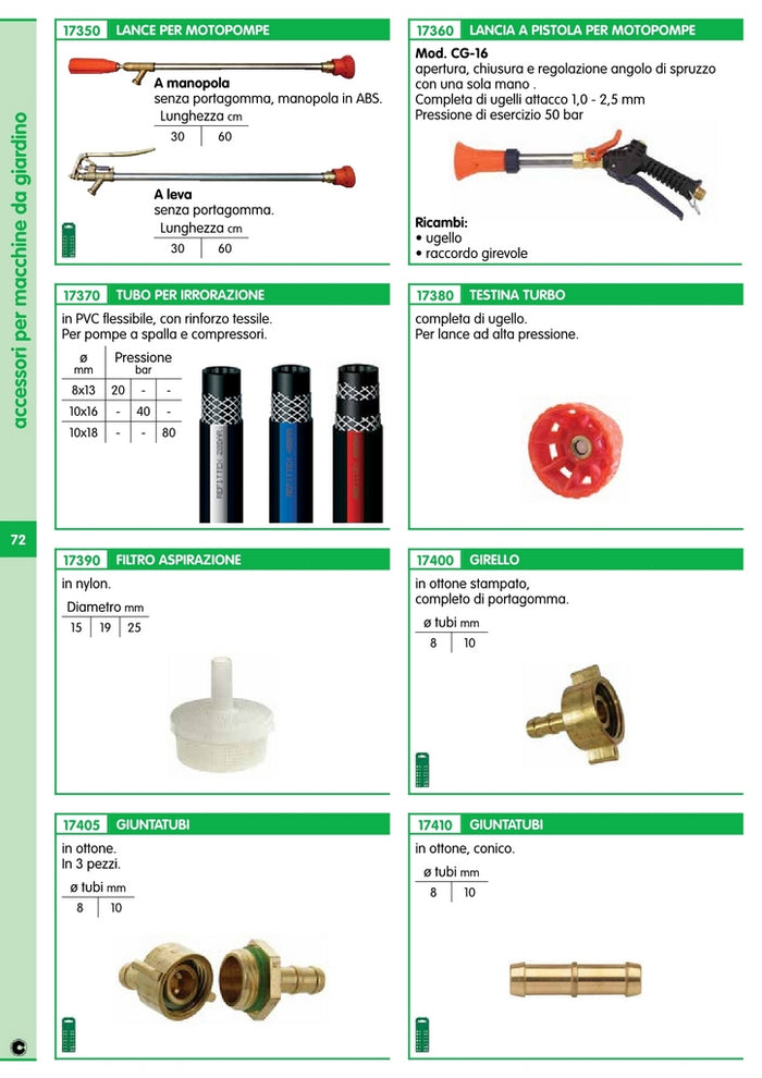 raccordo girevole 1/2" per lancia a pistola 92237