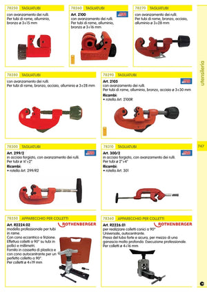 tagliatubi mini professionali mm.3-15 rif.78250 19246