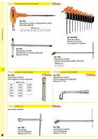 Beta Art. 952 Chiave A T Con Bussola Snodata Mm. 8