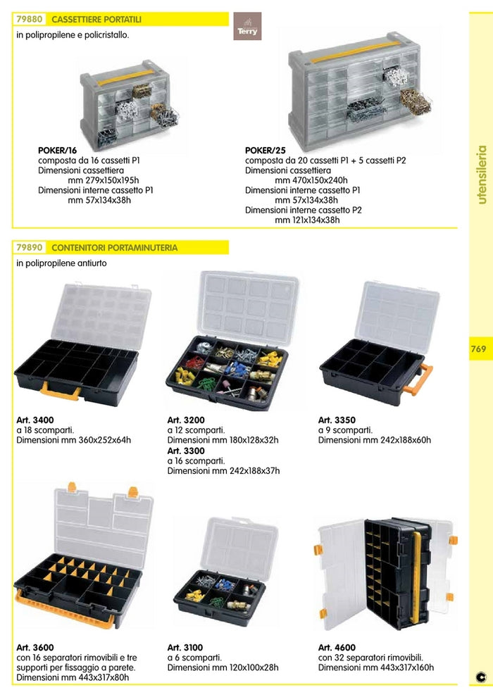 Contenitore Portaminuteria 24X19X3,7 Art. 3300