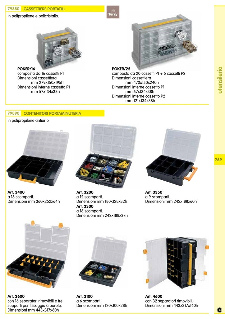 Contenitore Portaminuteria 24X19X6 Art. 3350