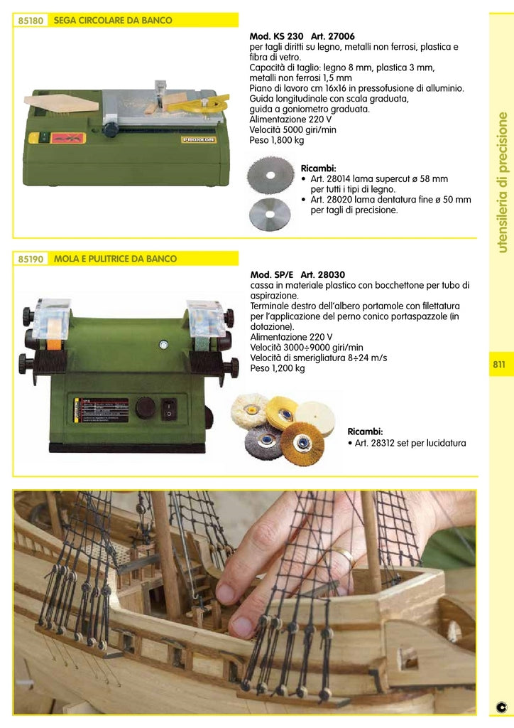 proxxon 28020 lama per legno 50 mm 38203