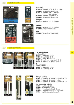 piranha/stanley x61160 3 inserti mm.48 ph 1-2-3 cod:ferx.39862