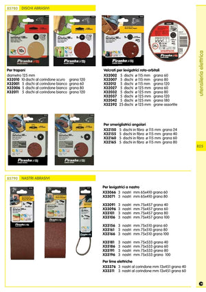 piranha/stanley x32001 5 dischi diametro 125 gr.60 cod:ferx.38942