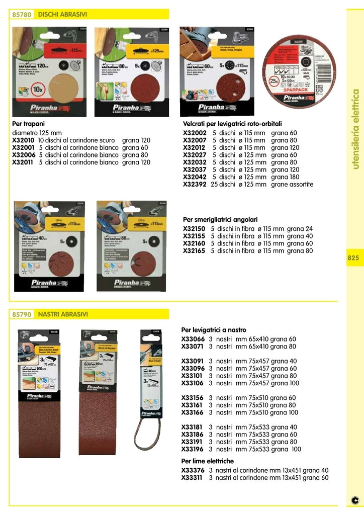 piranha/stanley x33096 3 nastri 75x457 gr.60 33661