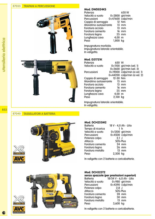 Dewalt Trapano W701 Mm.13Tw Dwd024Ks