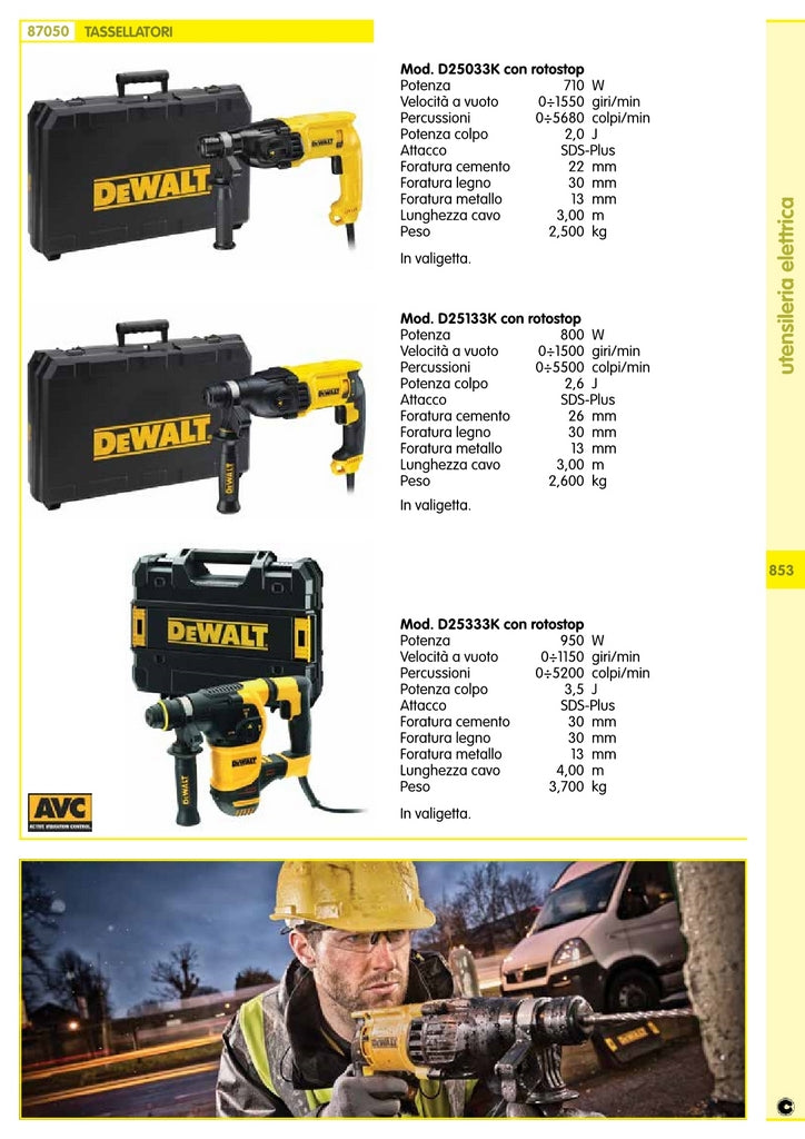 Dewalt Tassellatore Mod. D25333K