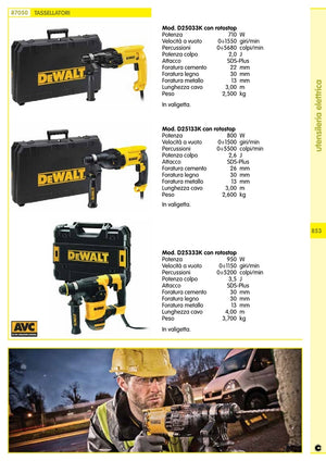 Dewalt Tassellatore Mod. D25333K