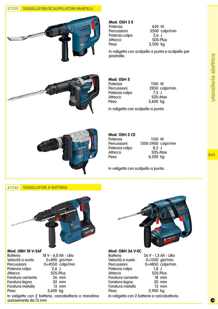 Bosch-B Martello Perforatore 2 Batteria Gbh18V-26F