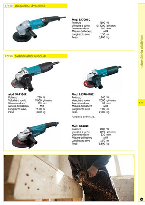 Makita Lucidatrice-Levigatrice Mod. Sa7000C