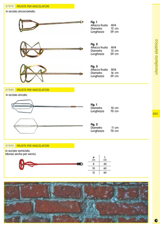 agitatore x vernici cm.10x60 cod:ferx.2481