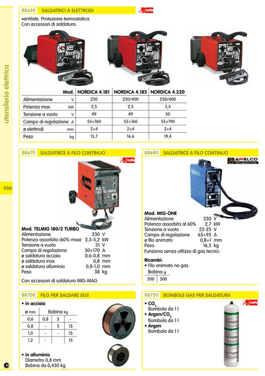 5kg filo per saldare diametro mm.0,8 da kg. 5 esab r.88470 17881