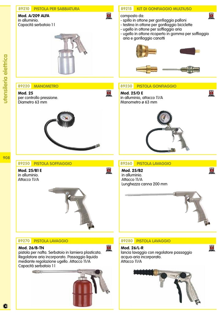 ani art. 25/b2 pistola soffiatrice canna lunga 14630